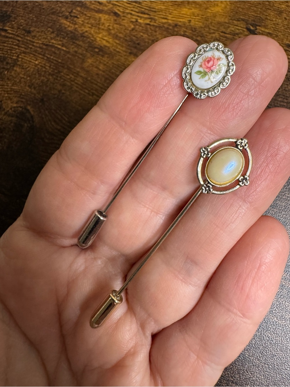 Victorian Style Stick Hat Pins - 80’s